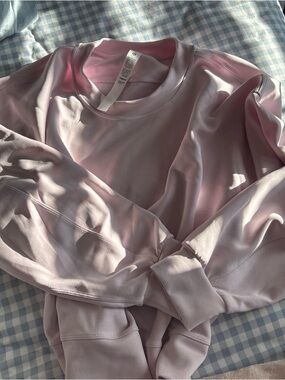 lululemon athletica Pastel Pink Crew Pullover